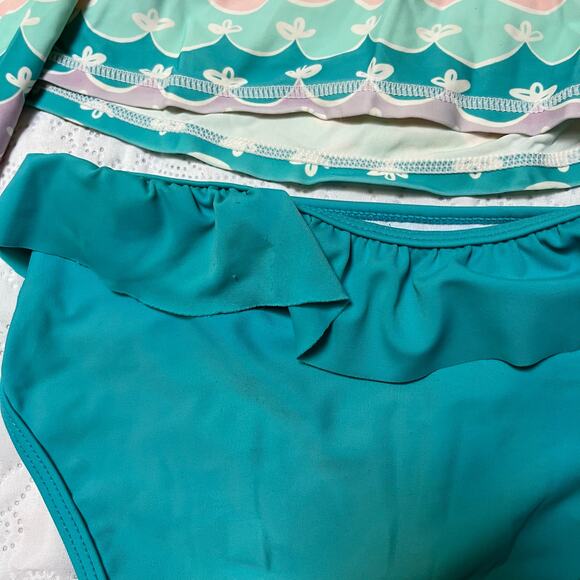 Ruffle Butts Rash Guard Swim Set Size 6 - Picture 5 of 7